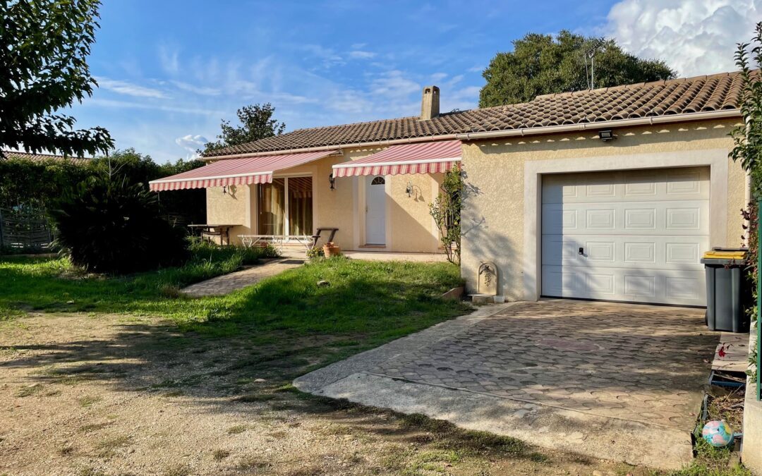 Villa  de plain pied à Bouillargues en exclusivité sous compromis – 335 000€